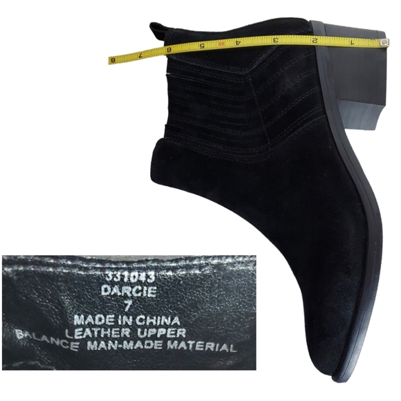 Franco Fortini Boots for Women for sale | eBay New Franco fortini darcie suede leather block heel western ankle boots black